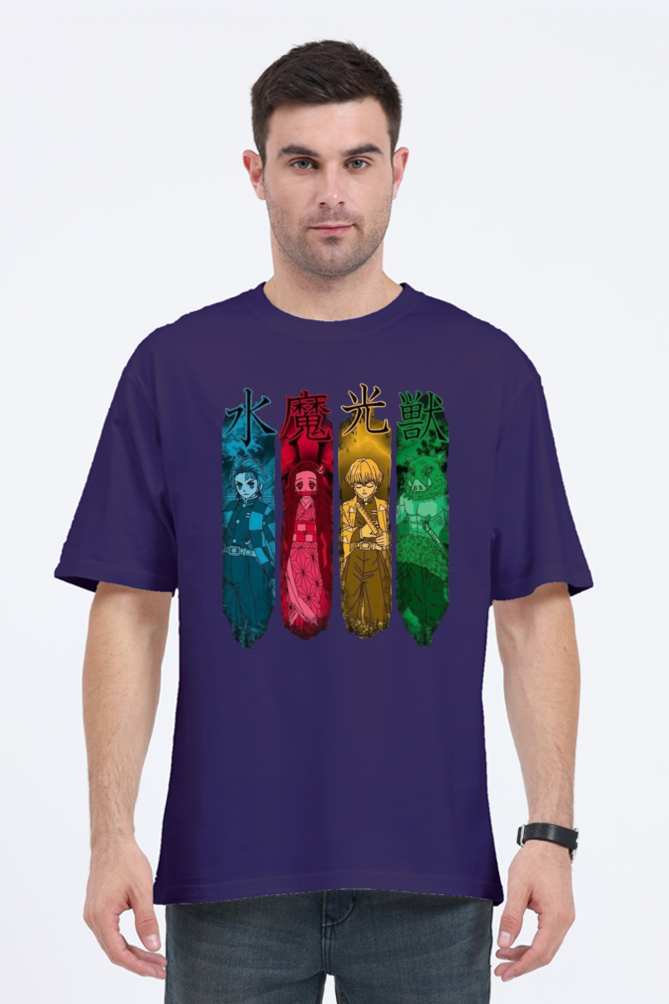 Unisex Demon Slayer Oversized T-shirt