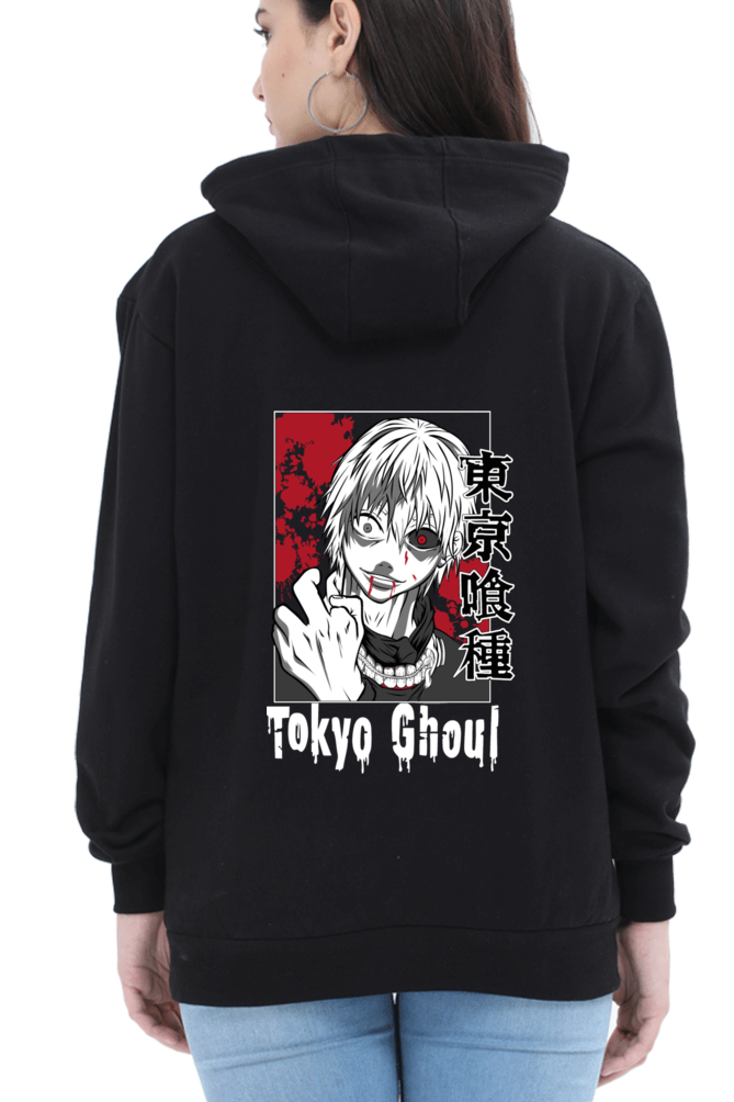 Women's Graphic Printed Hooded Sweatshirt