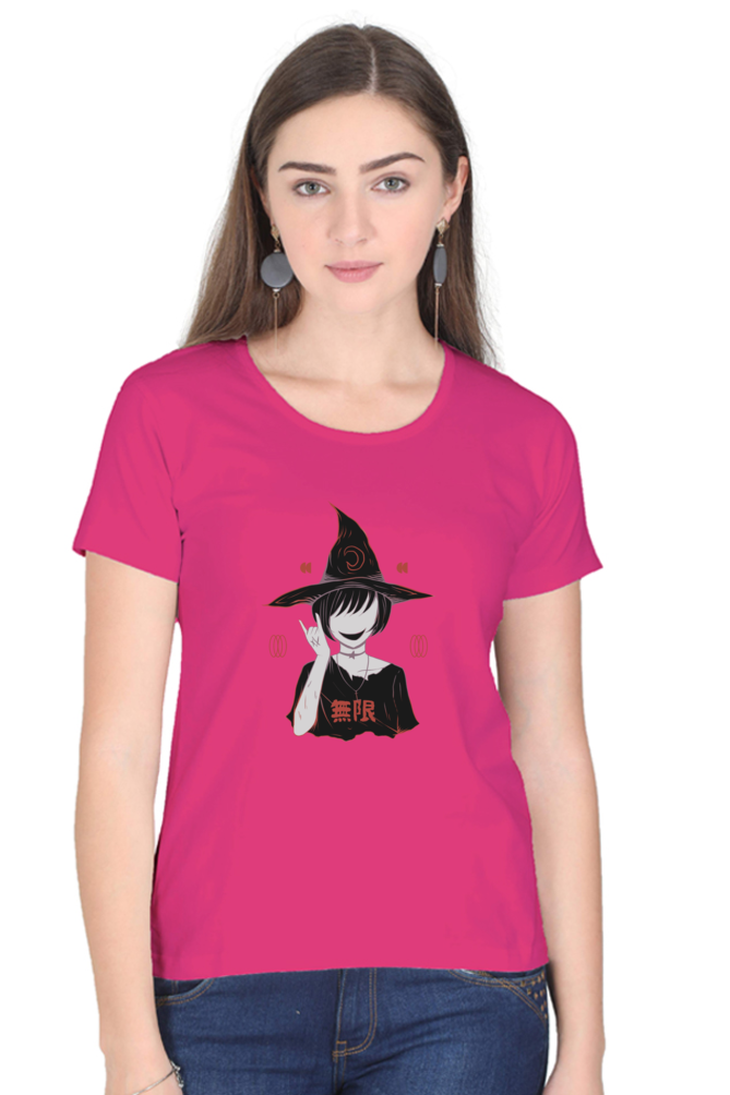 Women's Graphic Print Round Neck Half Sleeve