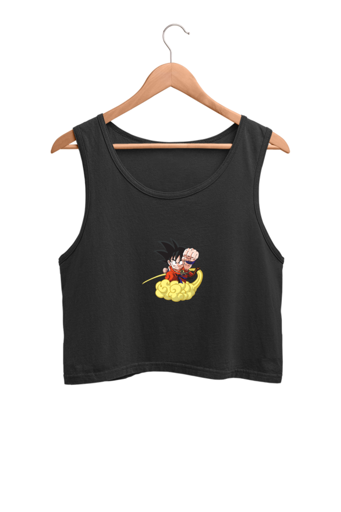 Women's Goku Graphic Printed Crop Tank Top
