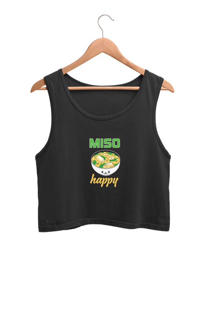 Women's Graphic Printed Crop Tank Top