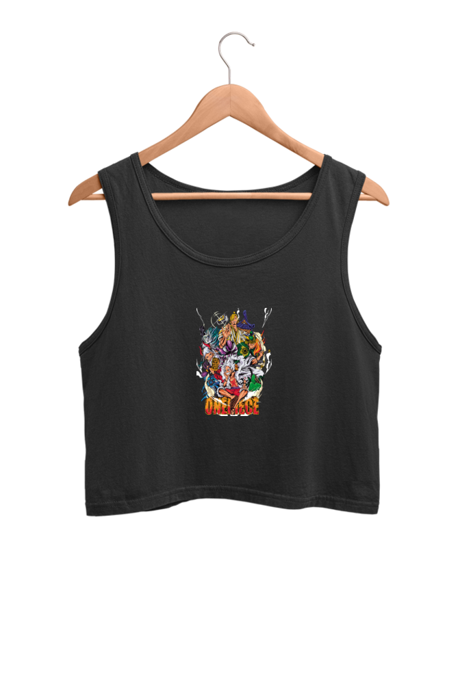 Women's One Piece Graphic Printed Crop Tank Top