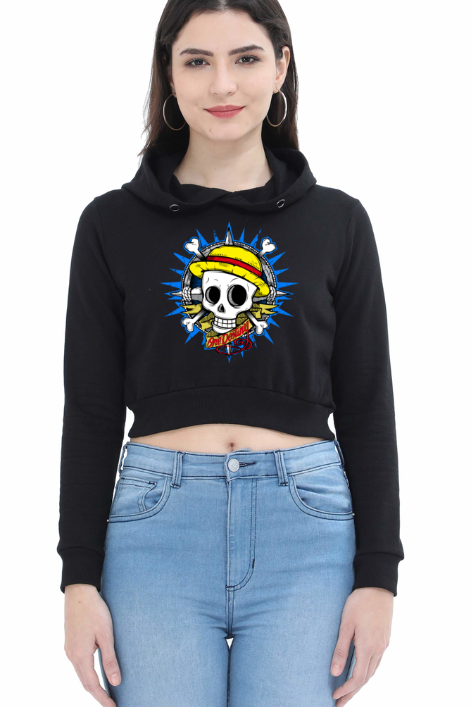 Women's One Piece Crop Hoodies