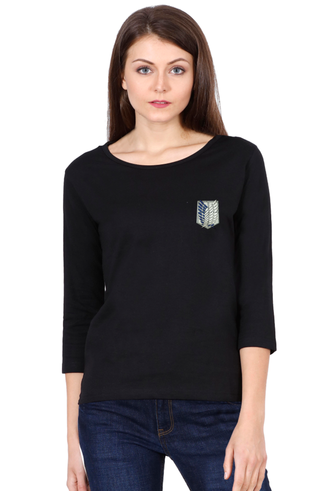 Women's Attack on Titan Round Neck Full Sleeve