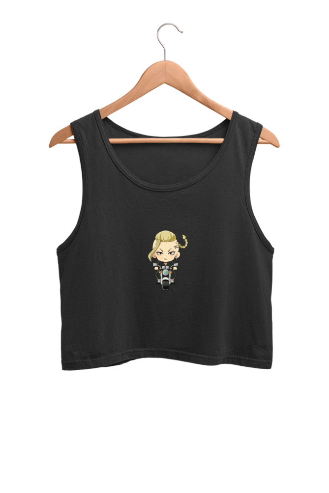 Women's Draken Graphic Printed Crop Tank Top