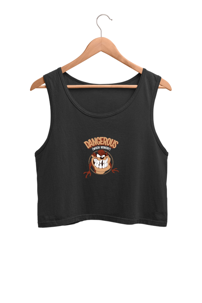 Women's Printed Crop Tank Top