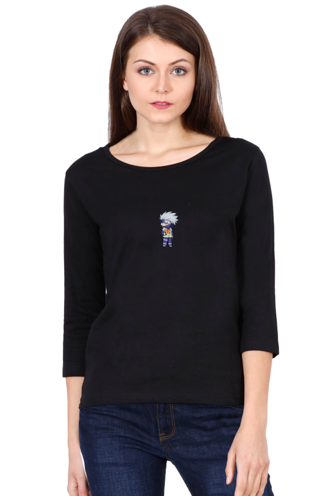 Women's Kakashi Round Neck Full Sleeve