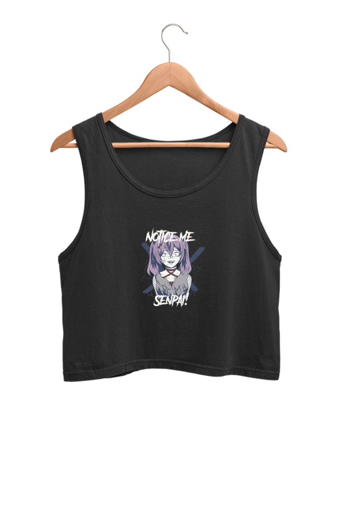 Women's Graphic Printed Crop Tank Top
