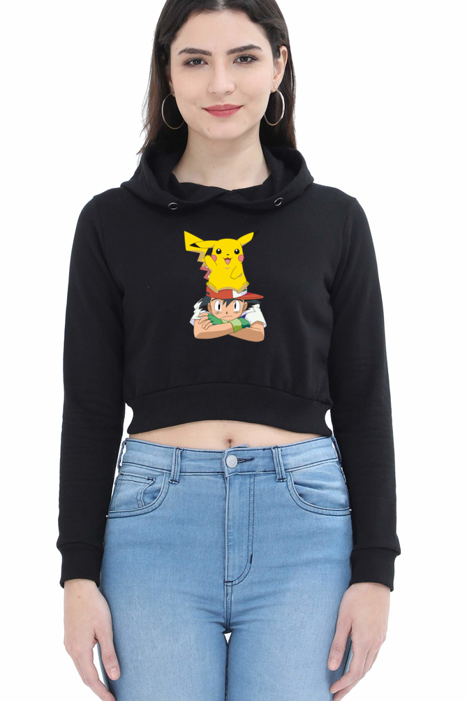 Women's Pokemon Crop Hoodies