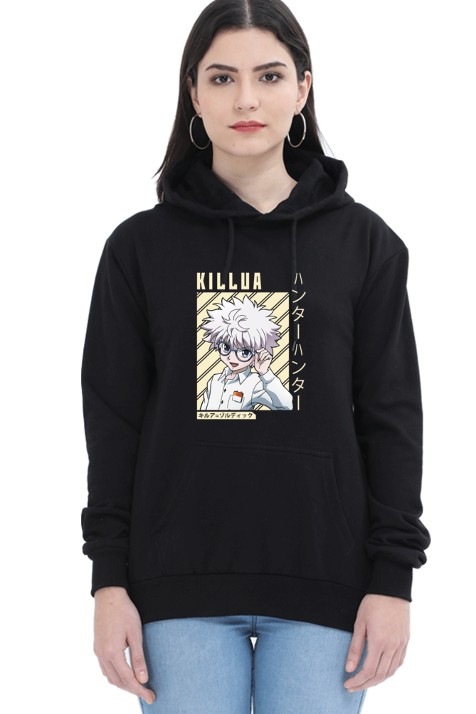 Women's Killua Graphic Printed Hooded Sweatshirt