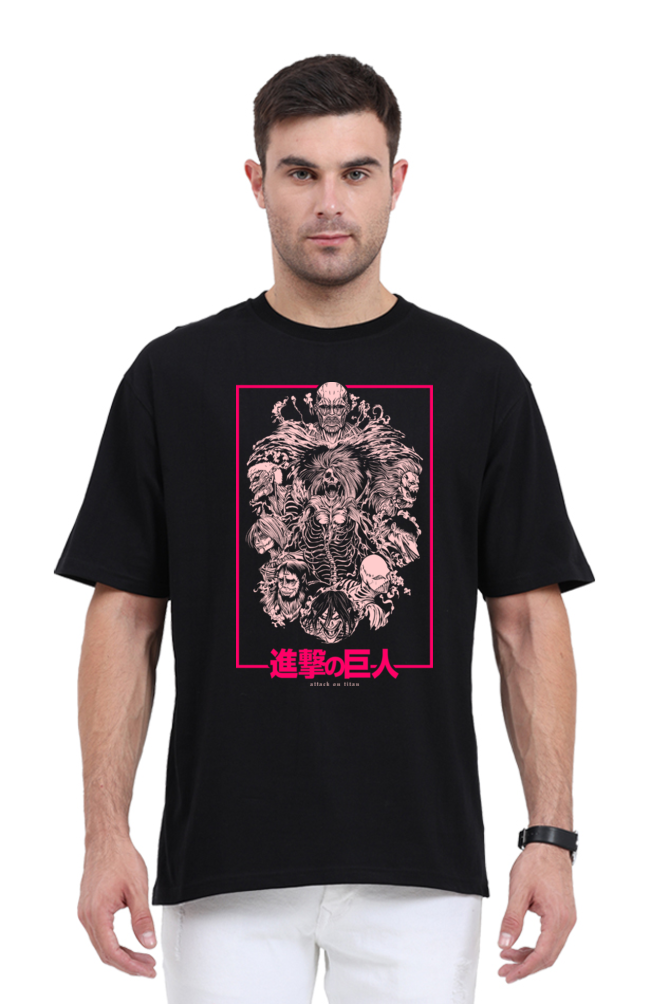Unisex Attack On Titan Oversized T-shirt