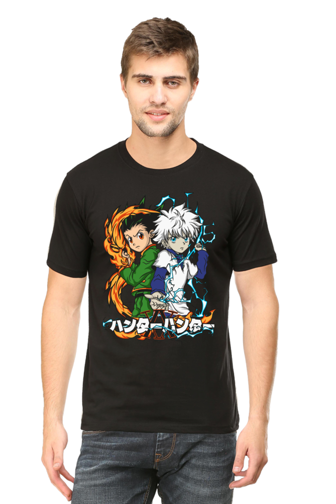 Men's Gon x Killua Half Sleeve T-shirt