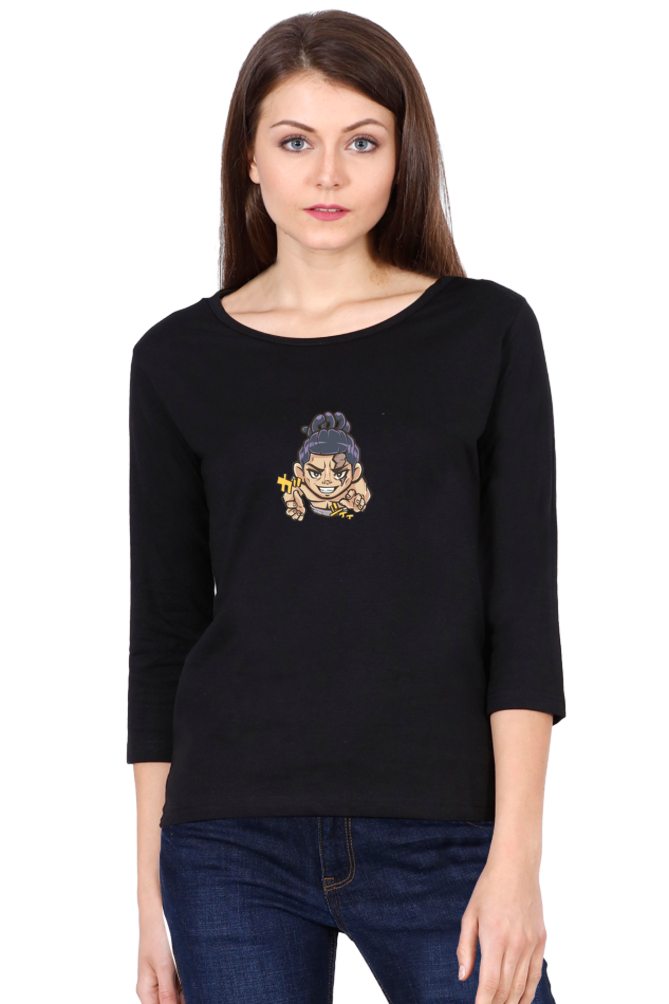 Women's Aoi Todo Round Neck Full Sleeve