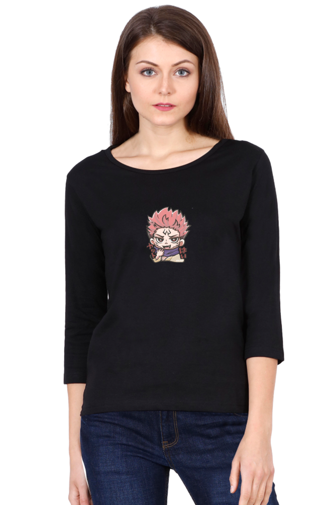 Women's Sakuna Print Round Neck Full Sleeve