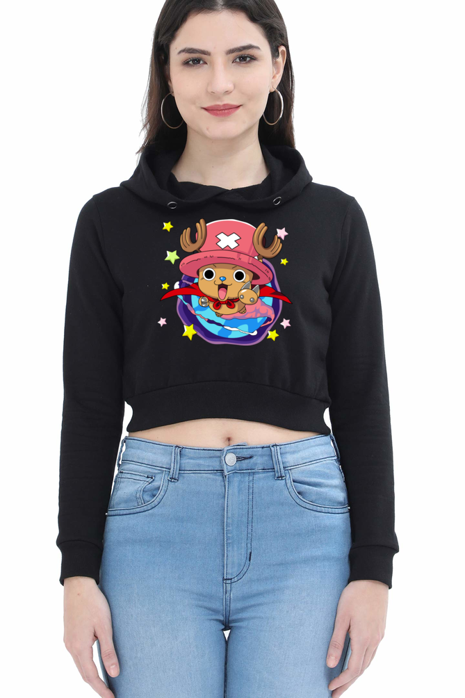 Women's One Piece Crop Hoodies