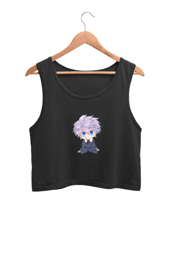 Women's Goku Graphic Printed Crop Tank Top
