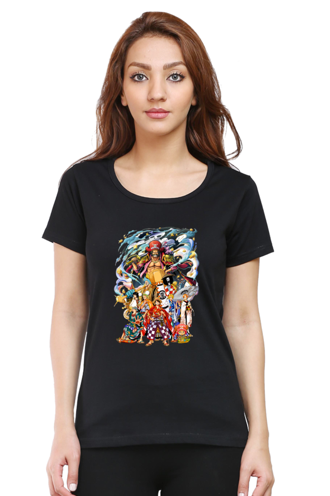 Women's One Piece Round Neck Half Sleeve