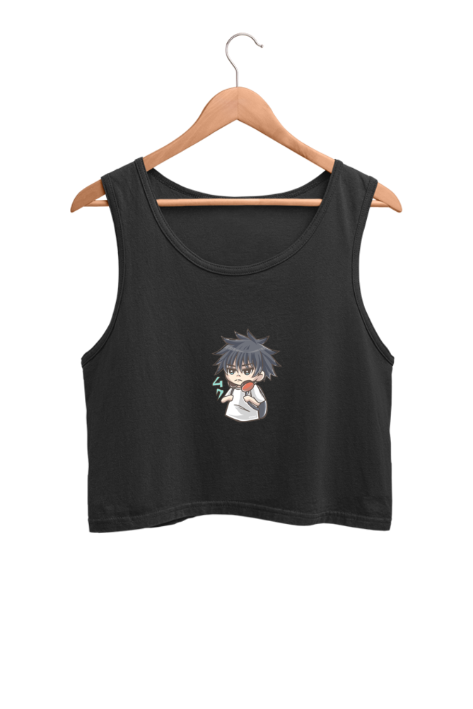 Women's Fushiguro Graphic Printed Crop Tank Top