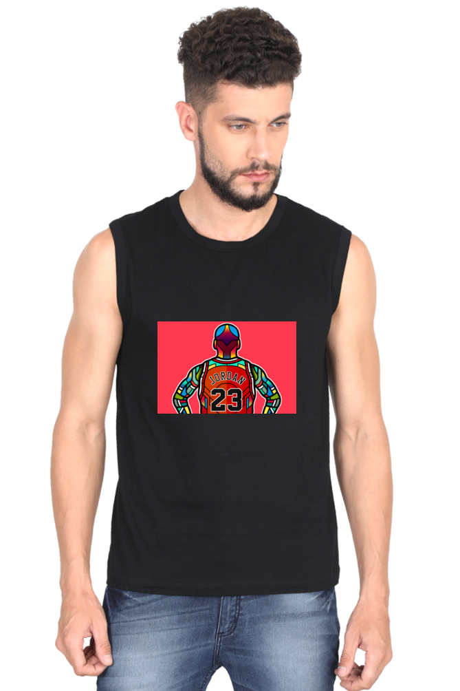 Men's Jordan Graphic Printed Sleeveless Tank Top Gym Vest