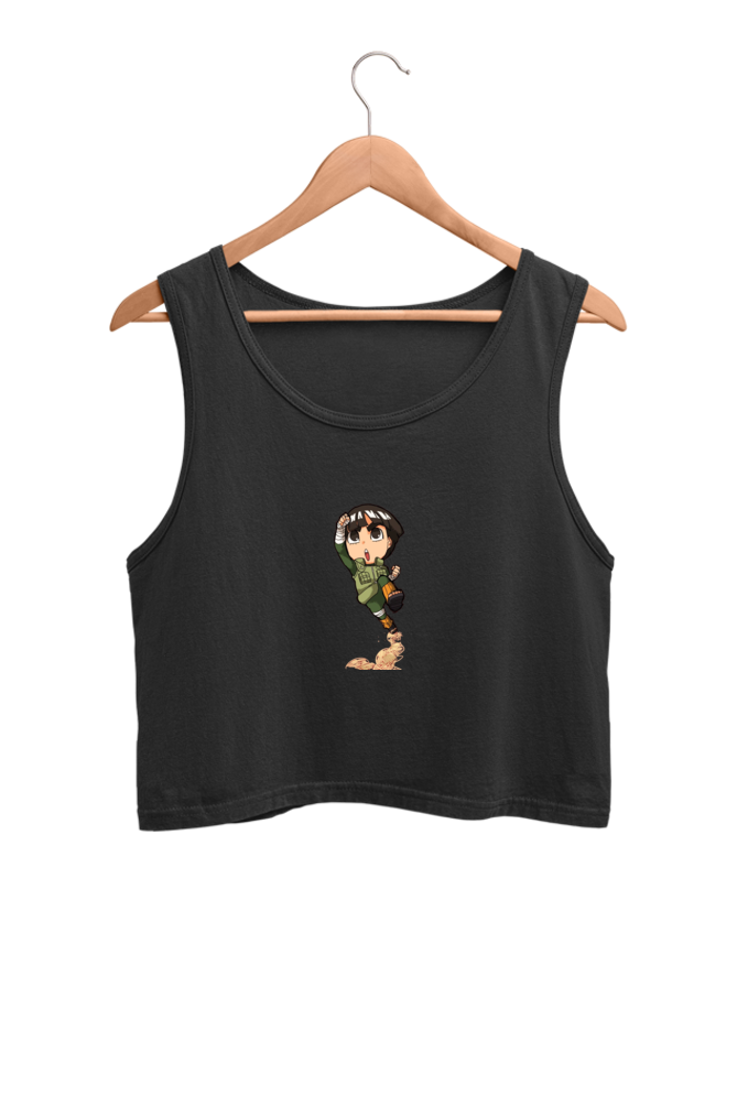 Women's Rock Lee Graphic Printed Crop Tank Top