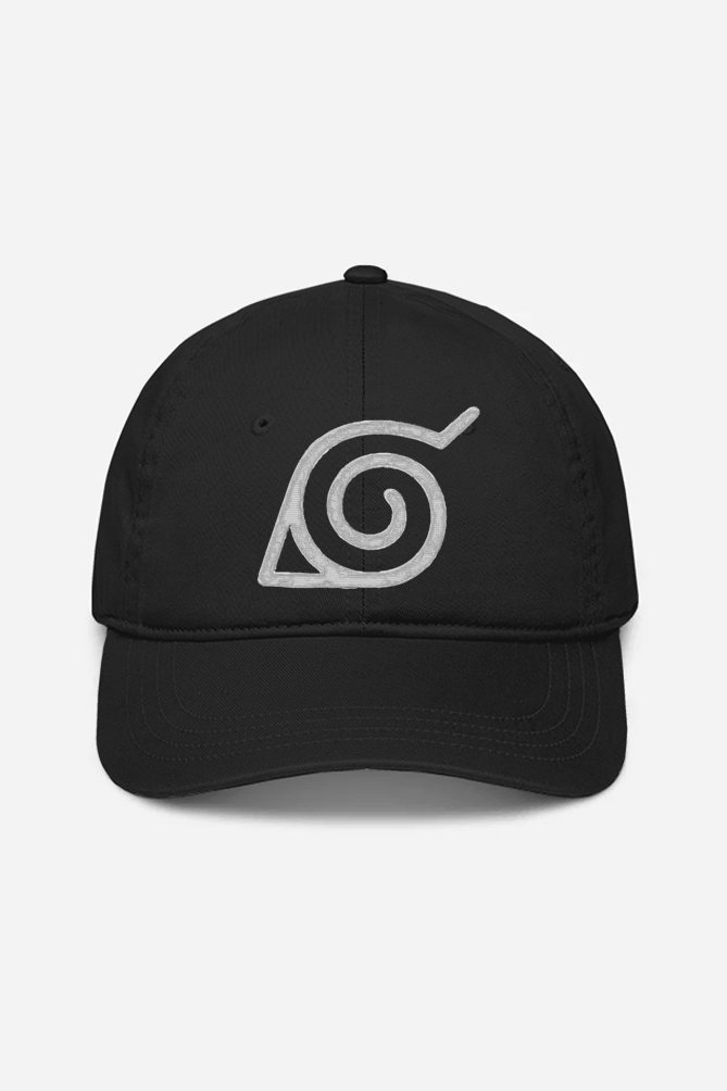 Unisex Leaf Village Embroidered Cap