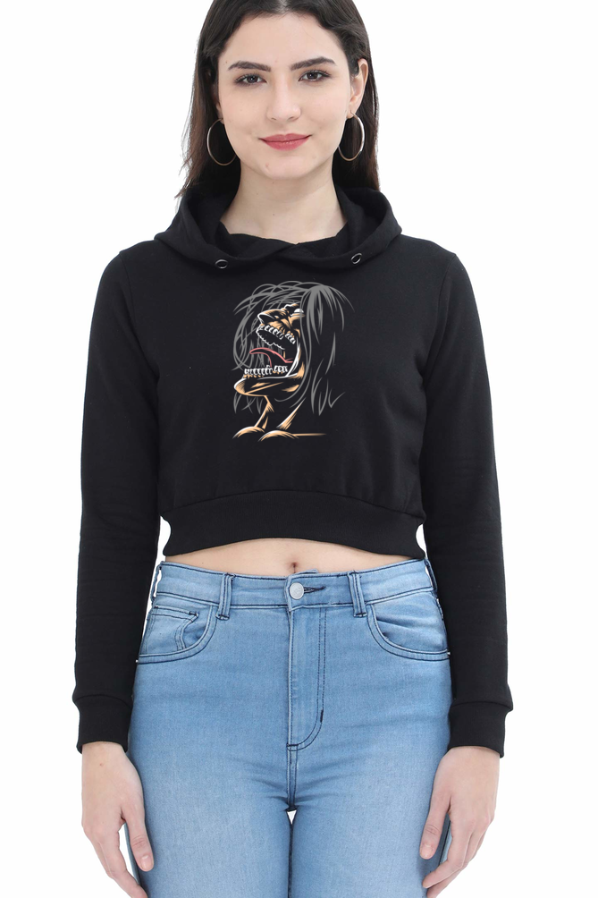 Women's Attack On Titan Crop Hoodies