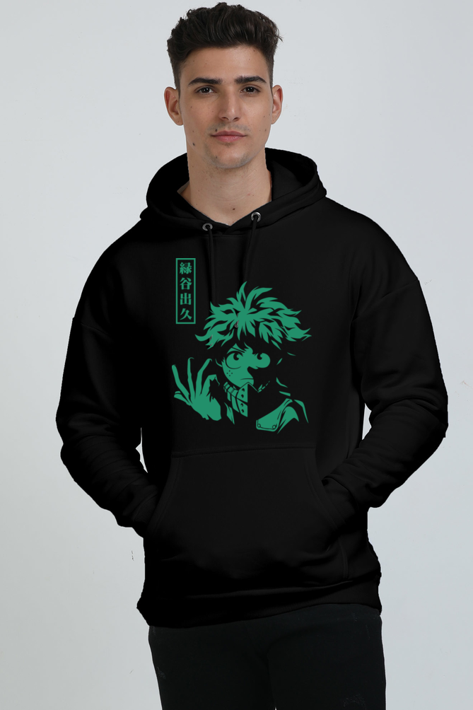 Unisex Izuku Midoriya Oversized Hooded Sweatshirt