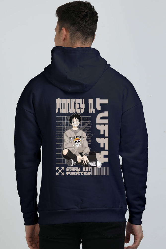 Unisex Luffy Oversized Hooded Sweatshirt