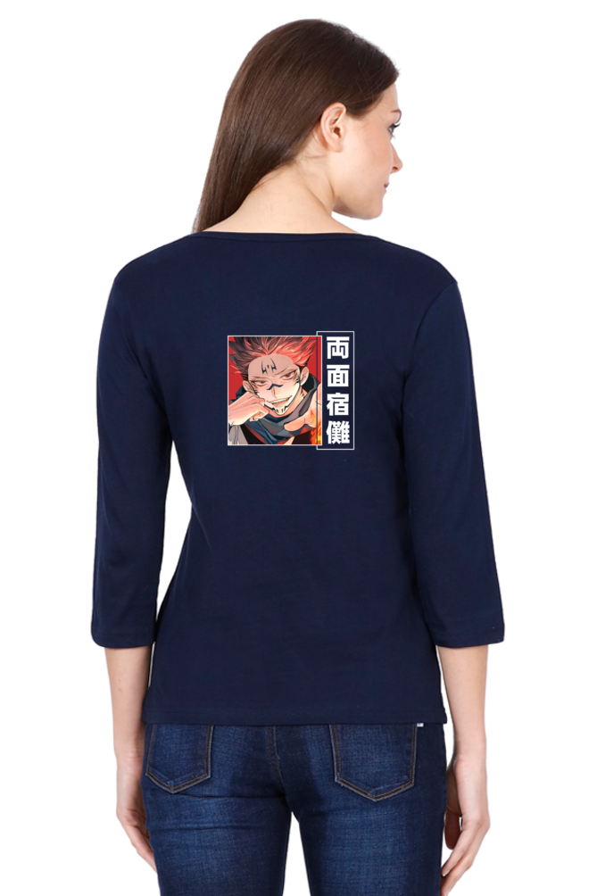 Women's Sakuna Print Round Neck Full Sleeve