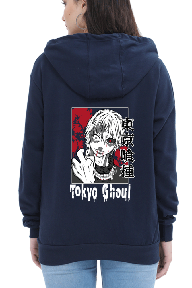 Women's Graphic Printed Hooded Sweatshirt