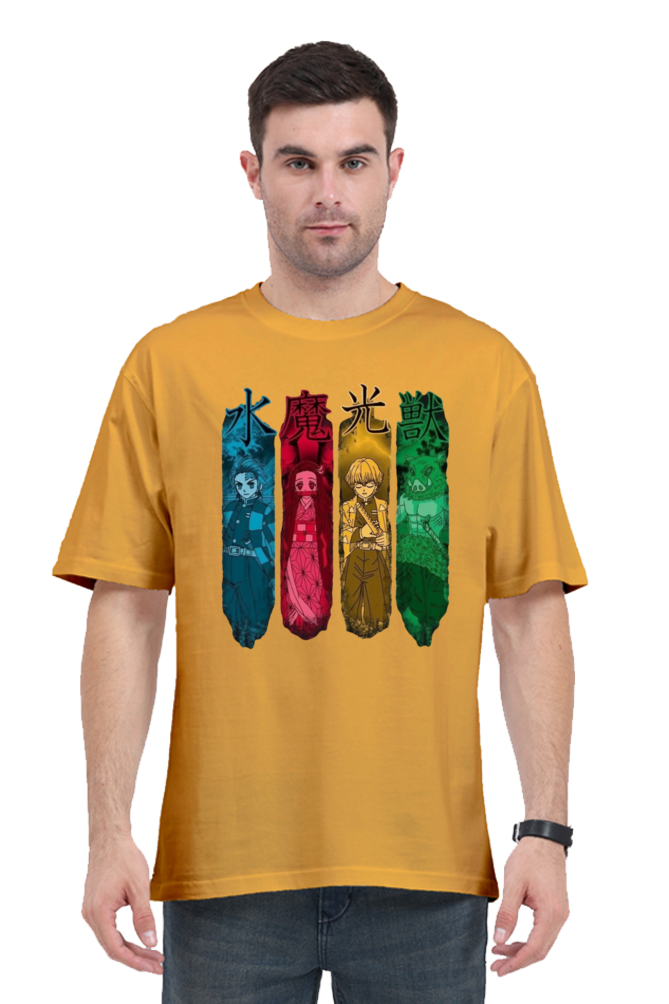 Unisex Demon Slayer Oversized T-shirt