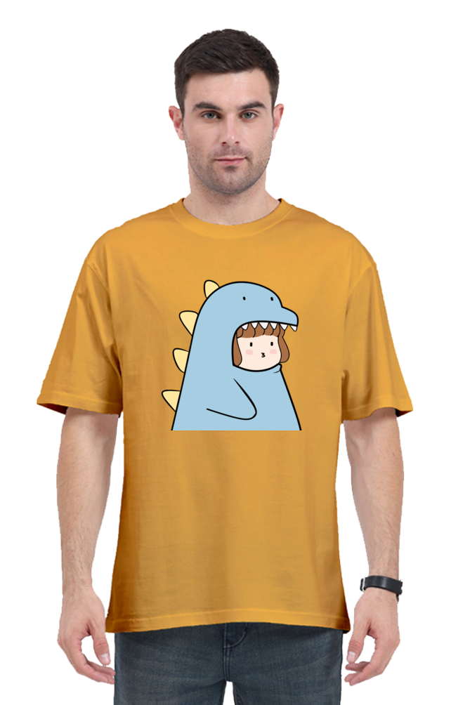 Unisex Printed Oversized T-shirt