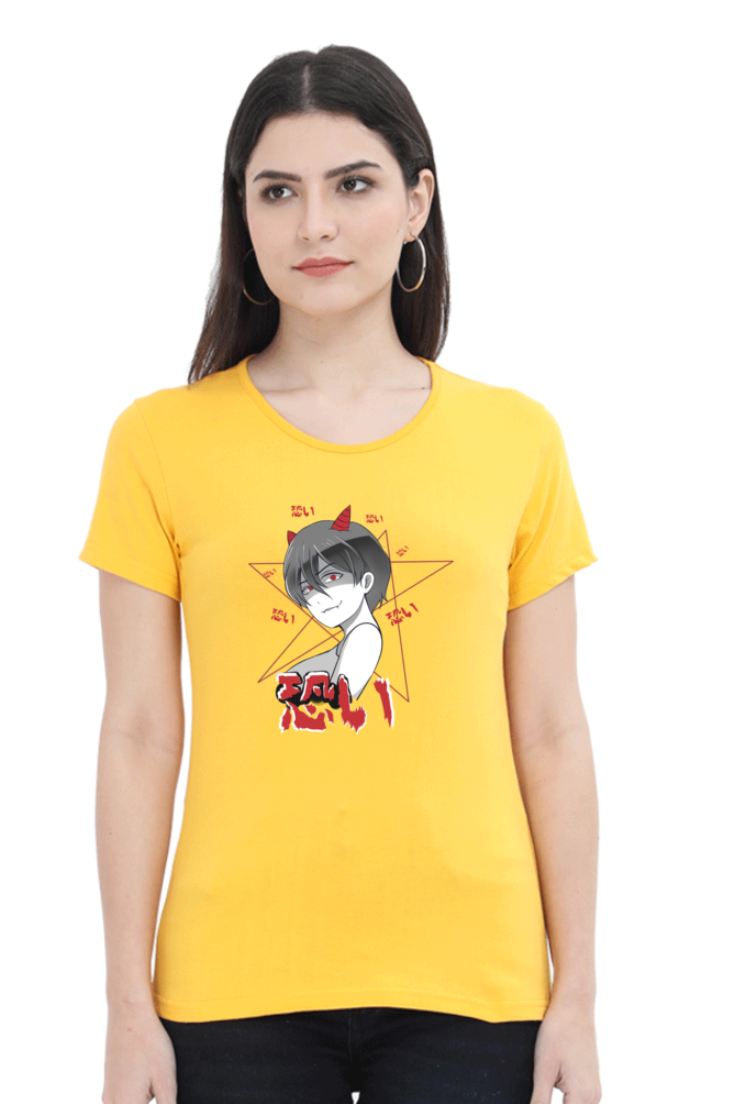 Women's Graphic Print Round Neck Half Sleeve