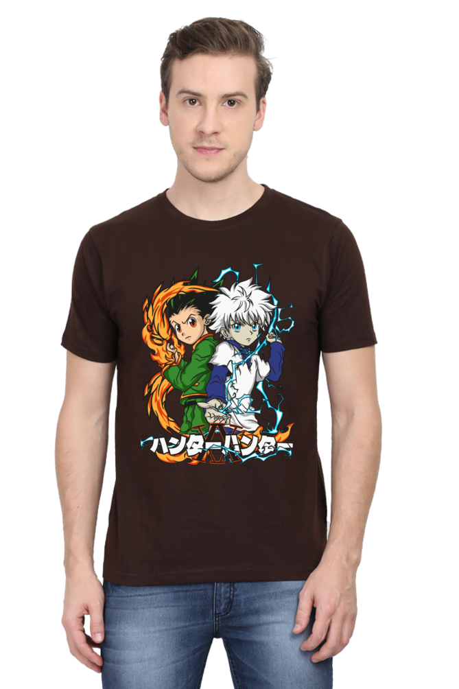 Men's Gon x Killua Half Sleeve T-shirt