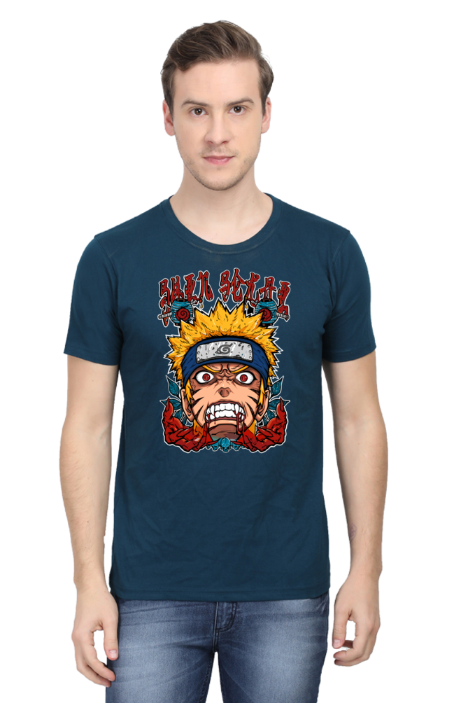 Men's Naruto Half Sleeve T-shirt
