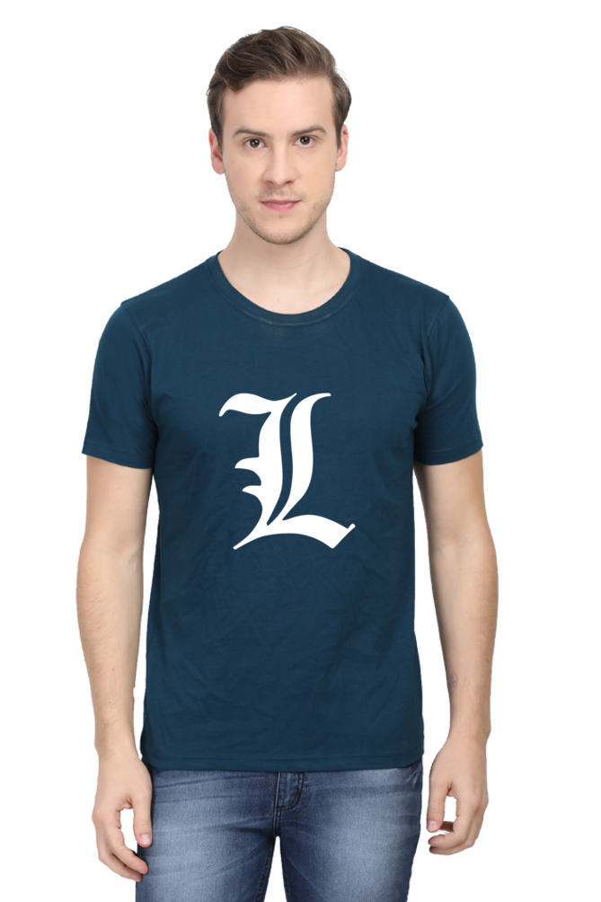 Men's L Death Note Half Sleeve T-shirt