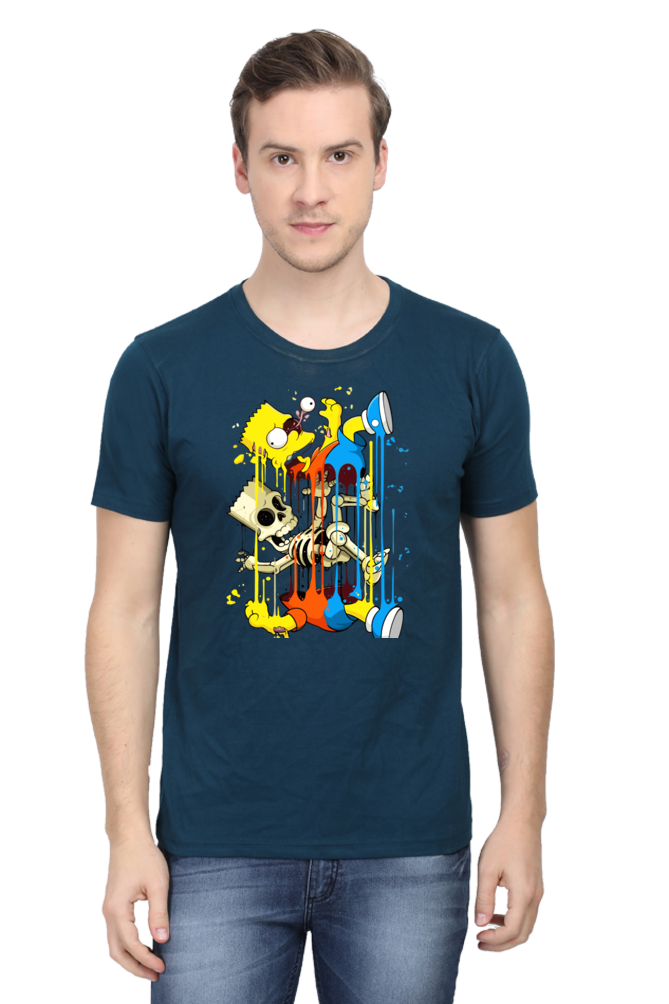 Men's The Simpsons Half Sleeve T-shirt