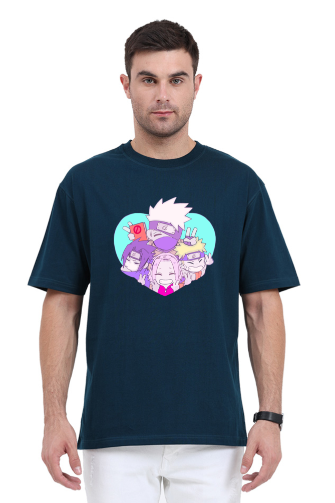 Unisex Team 7 Naruto Oversized T-shirt