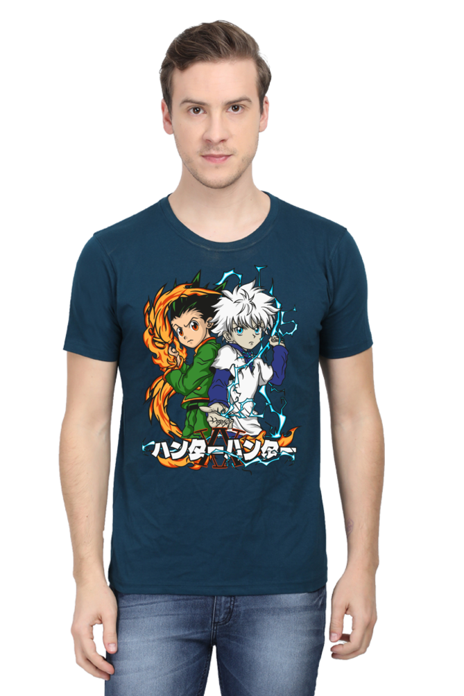 Men's Gon x Killua Half Sleeve T-shirt
