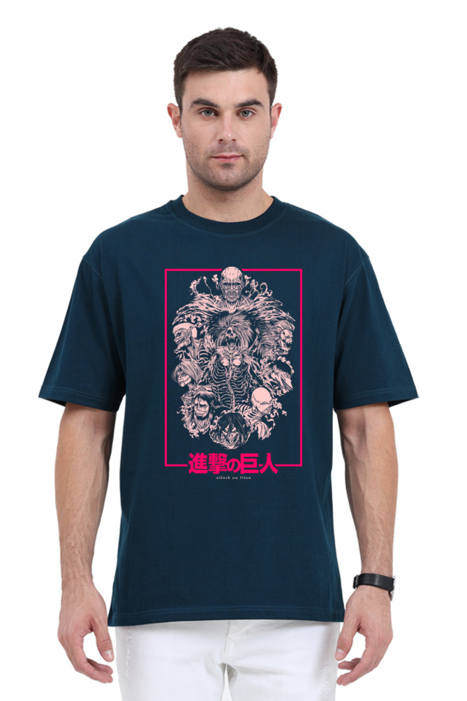 Unisex Attack On Titan Oversized T-shirt