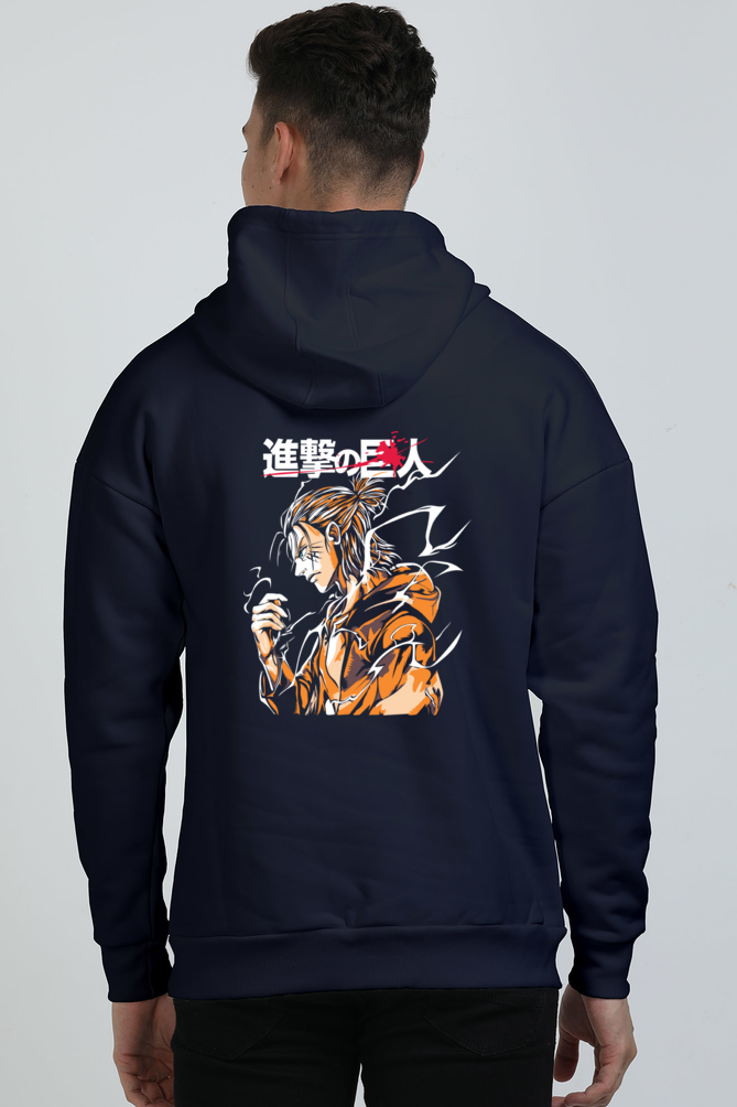 Unisex Eren Yeager Oversized Hooded Sweatshirt