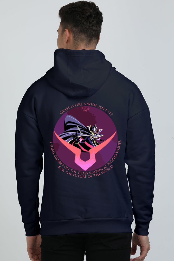 Unisex Lelouch Lamperouge Oversized Hooded Sweatshirt
