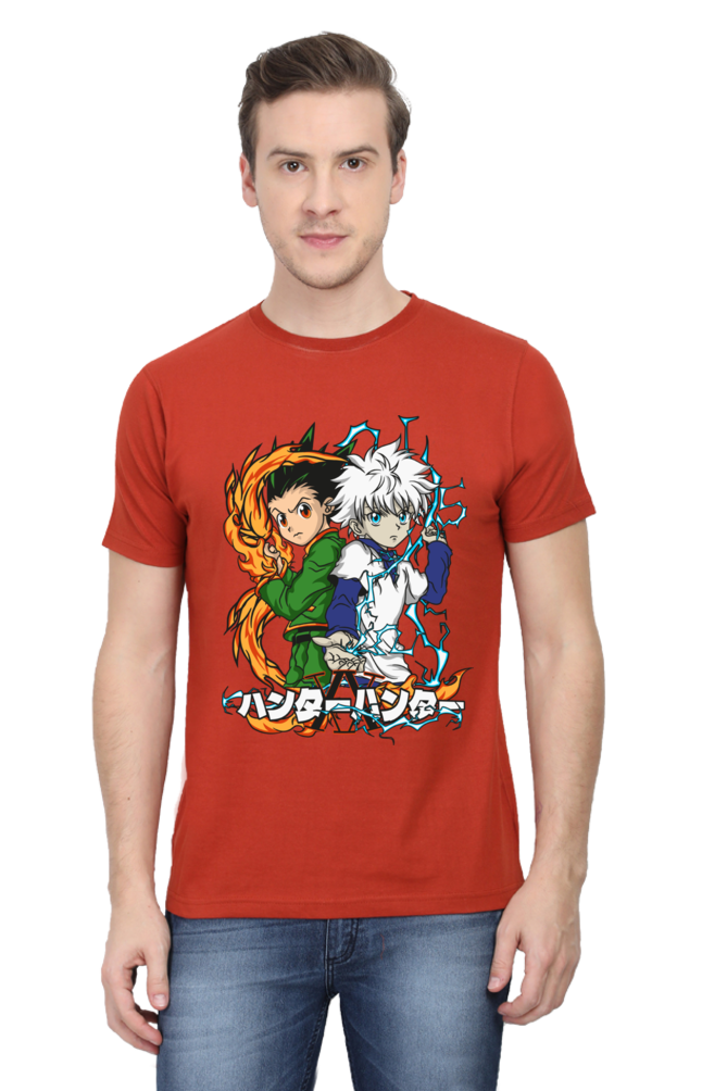 Men's Gon x Killua Half Sleeve T-shirt