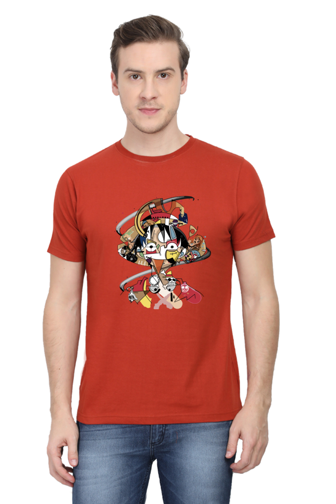 Men's One Piece Half Sleeve T-shirt
