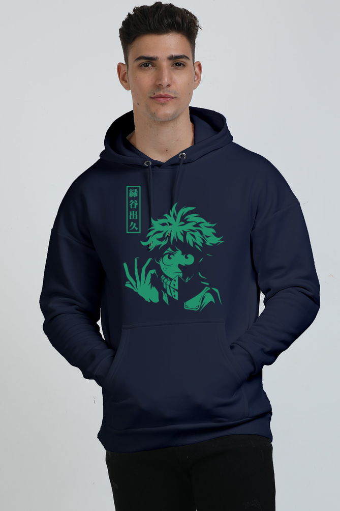 Unisex Izuku Midoriya Oversized Hooded Sweatshirt