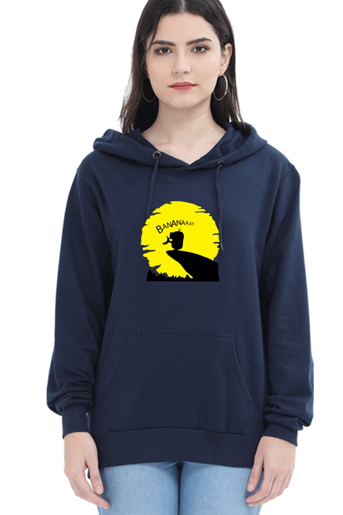 Women's Printed Hooded Sweatshirt