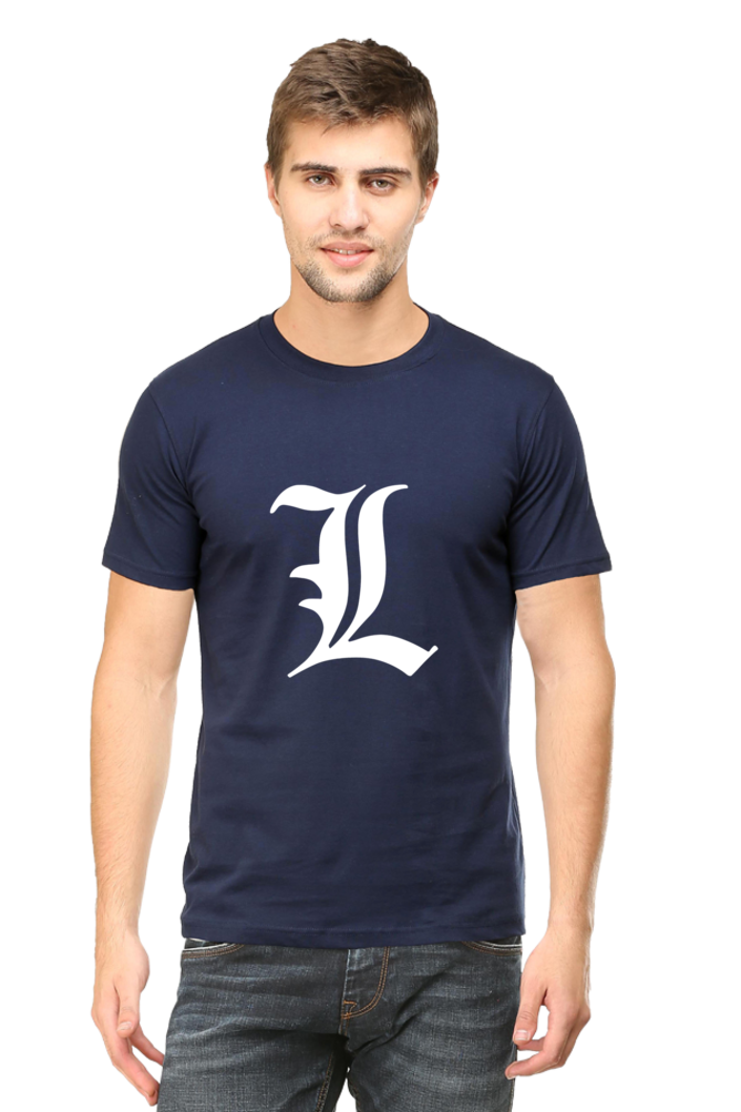 Men's L Death Note Half Sleeve T-shirt