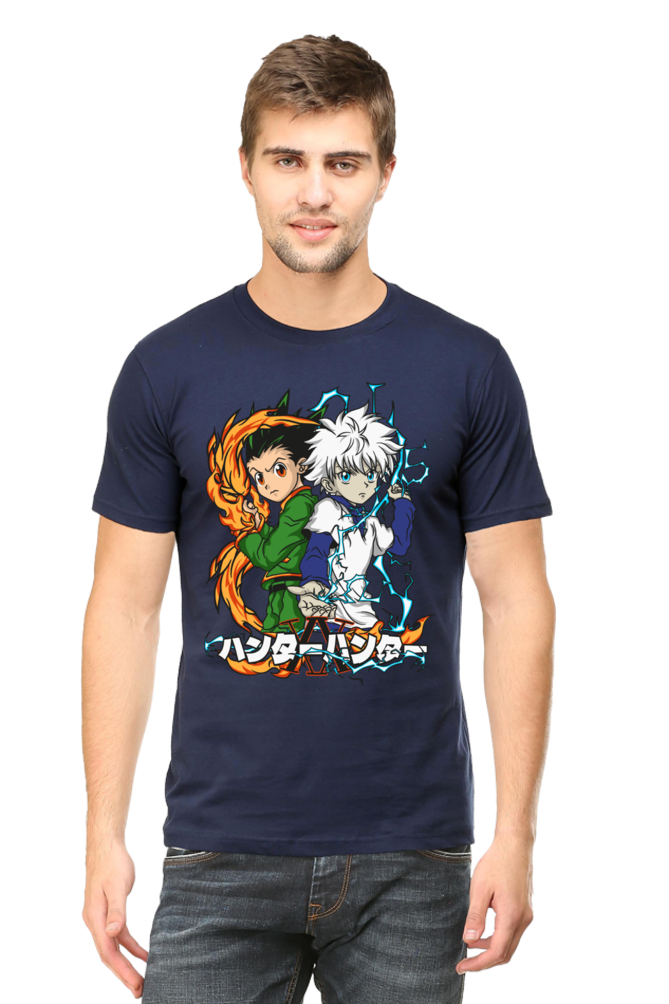 Men's Gon x Killua Half Sleeve T-shirt