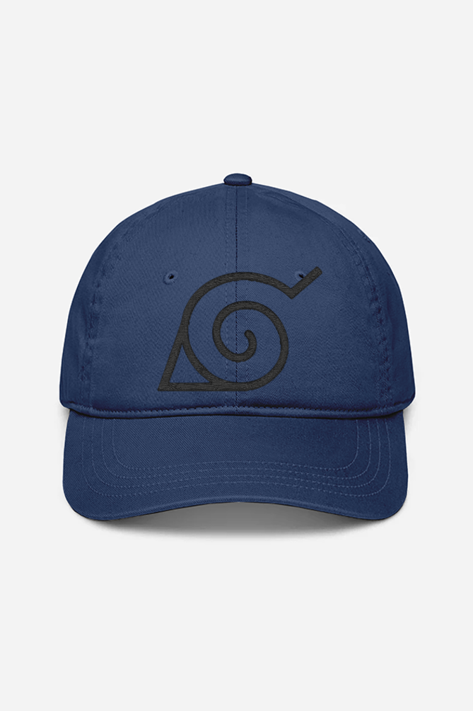 Unisex Leaf Village Embroidered Cap