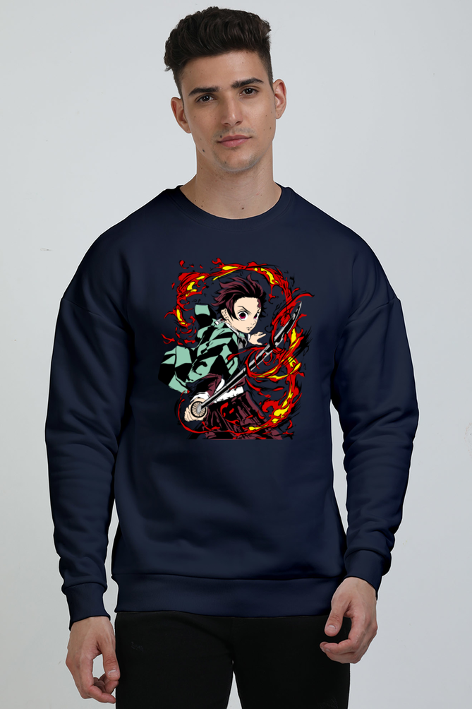 Unisex Tanjiro Oversized Sweatshirt